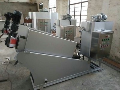 satın al Enerji tasarruflu vida baskı su tasarrufu su arıtma çamur makinesi Gıda kanalizasyonu için online manufacture