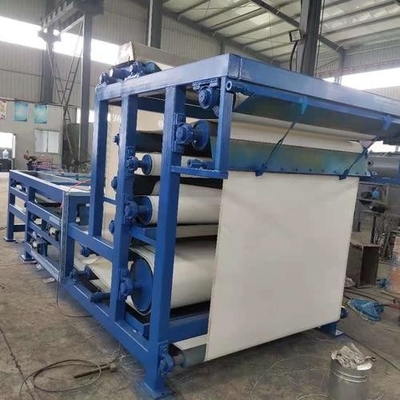 Daha Az Kimyasallar Kemer Baskı Filtre Makinesi Çamur Su Çömelme Kemer Filtre Baskıları Kömür Yıkama Tesisi